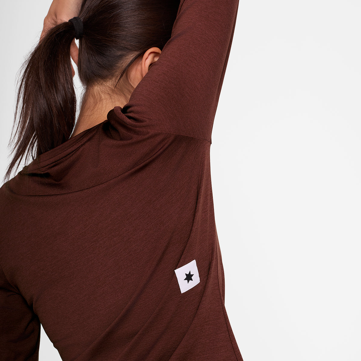 ランニングTシャツ（ロングスリーブ） OWRLS20c5008 Wmns Logo Pace Long Sleeve - Red [レディーズ]