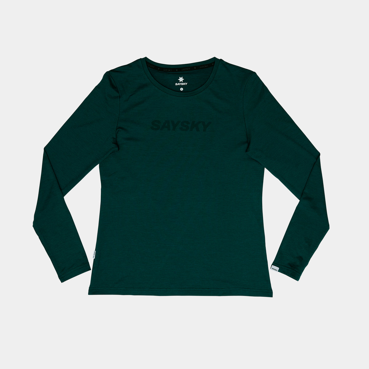 ランニングTシャツ（ロングスリーブ） OWRLS20c3010 Wmns Logo Pace Long Sleeve - Green [レディーズ]