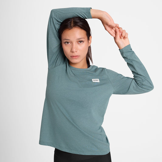 モーションTシャツ（ロングスリーブ） OWRLS51c2015 W Clean Motion Long Sleeve - Blue [レディーズ]