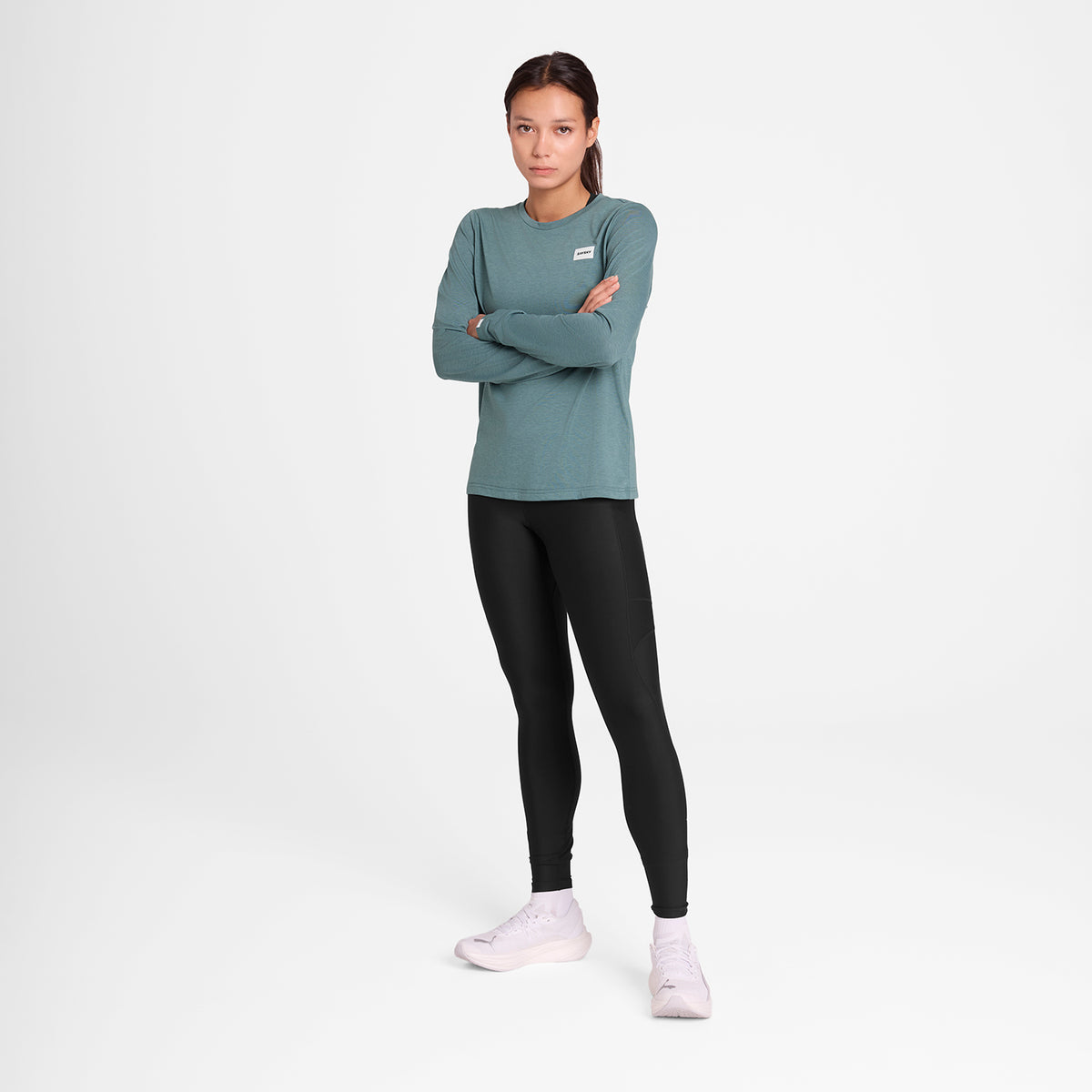 モーションTシャツ（ロングスリーブ） OWRLS51c2015 Wmns Clean Motion Long Sleeve - Blue [レディーズ]