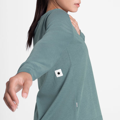 モーションTシャツ（ロングスリーブ） OWRLS51c2015 W Clean Motion Long Sleeve - Blue [レディーズ]