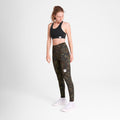 ランニングタイツ OWRLT20c1048 Wmns Camo Combat+ Long Tights - Brown Camo Aop [レディーズ]