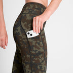 ランニングタイツ OWRLT20c1048 Wmns Camo Combat+ Long Tights - Brown Camo Aop [レディーズ]