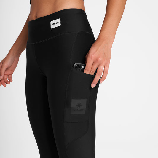 モーションタイツ OWRLT51c901 W Logo Motion+ Long Tights - Black [レディーズ]