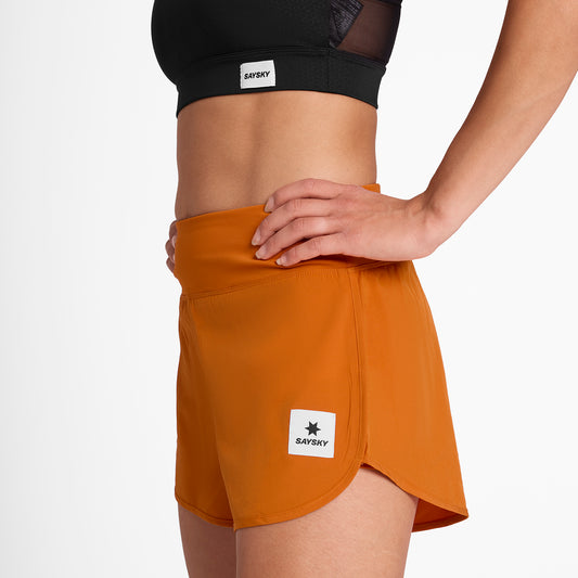 ランニングショーツ OWRSH24c416 W Pace Shorts 3inch - Orange [レディーズ]
