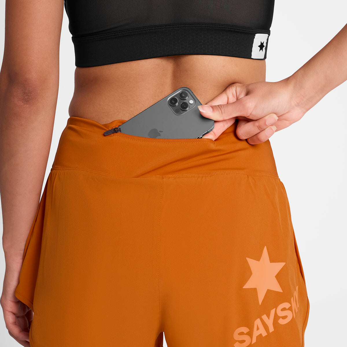 ランニングショーツ OWRSH24c416 Wmns Pace Shorts 3inch - Orange [レディーズ]