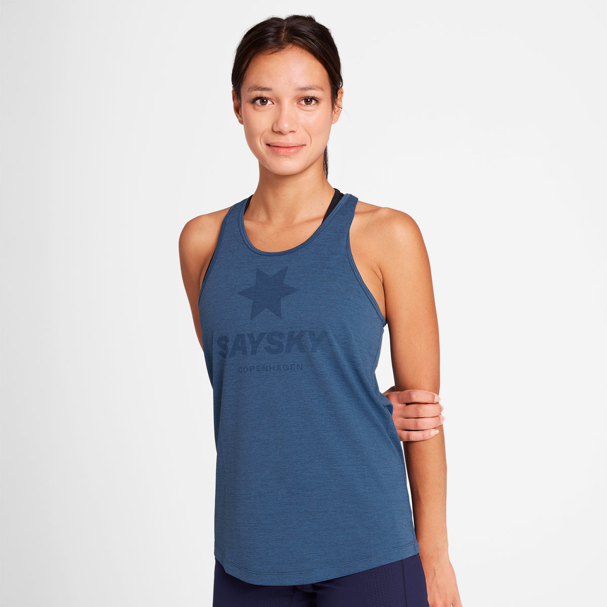 レースシングレット OWRSI30c2012 Wmns Logo Combat Pro Singlet - Blue [レディーズ]