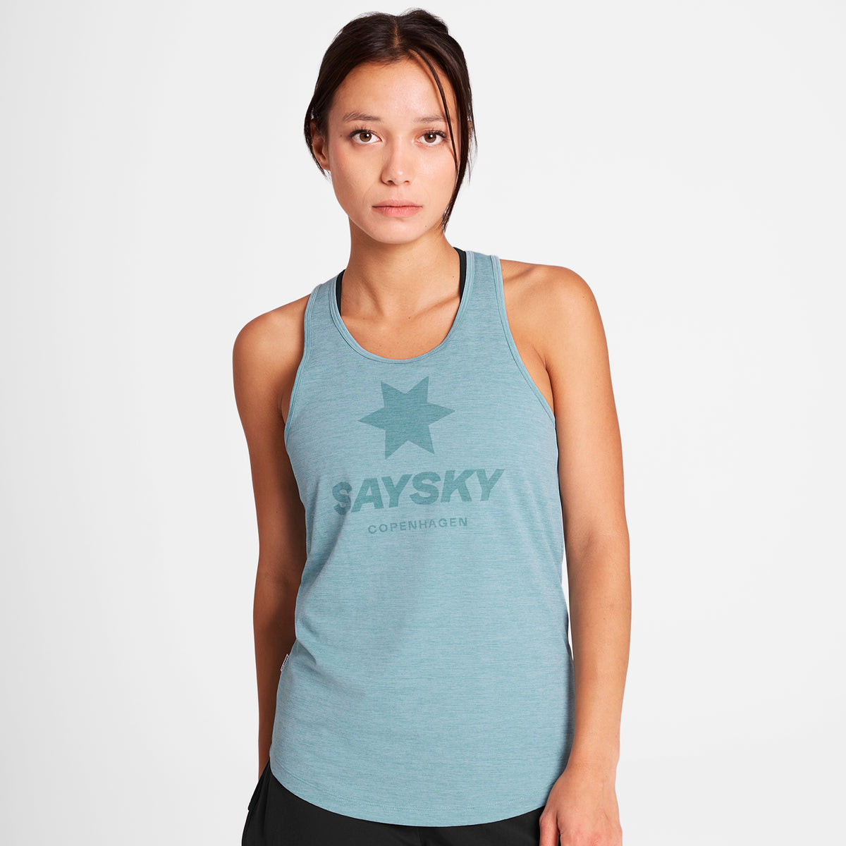 レースシングレット OWRSI30c2013 Wmns Logo Combat Pro Singlet - Blue [レディーズ]