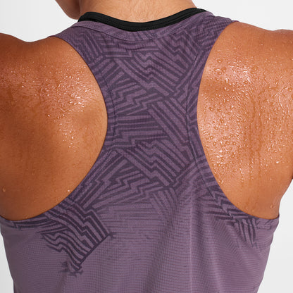 レースシングレット OWRSI60c1053 W Reactive Flow Singlet - Purple Reactive Aop [レディーズ]