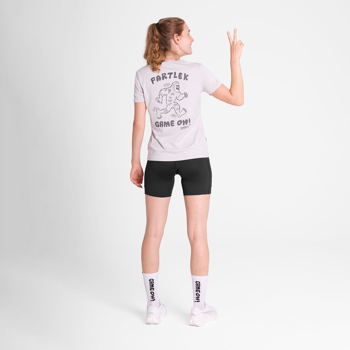 ランニングTシャツ OWRSS20c8004 Wmns Statement Pace T-shirt - White [レディーズ]