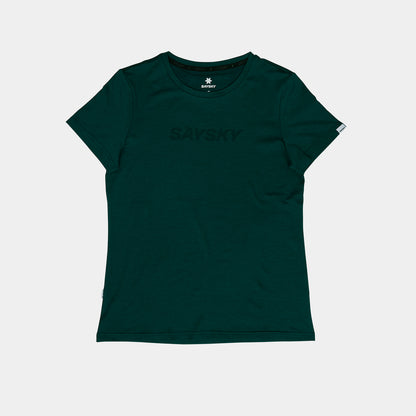 ランニングTシャツ OWRSS20c3010 W Logo Pace T-shirt - Green [レディーズ]