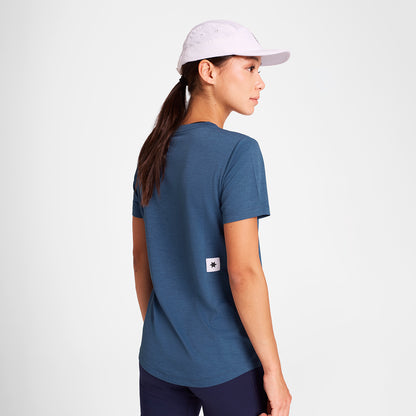 ランニングTシャツ OWRSS30c2012 W Logo Combat Pro T-shirt - Blue [レディーズ]
