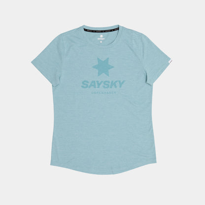 ランニングTシャツ OWRSS30c2013 W Logo Combat Pro T-shirt - Blue [レディーズ]