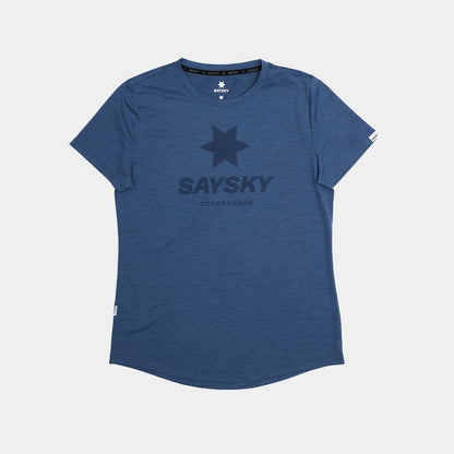 ランニングTシャツ OWRSS30c2012 W Logo Combat Pro T-shirt - Blue [レディーズ]