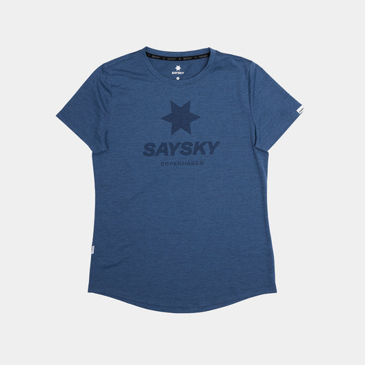 ランニングTシャツ OWRSS30c2012 W Logo Combat Pro T-shirt - Blue [レディーズ]
