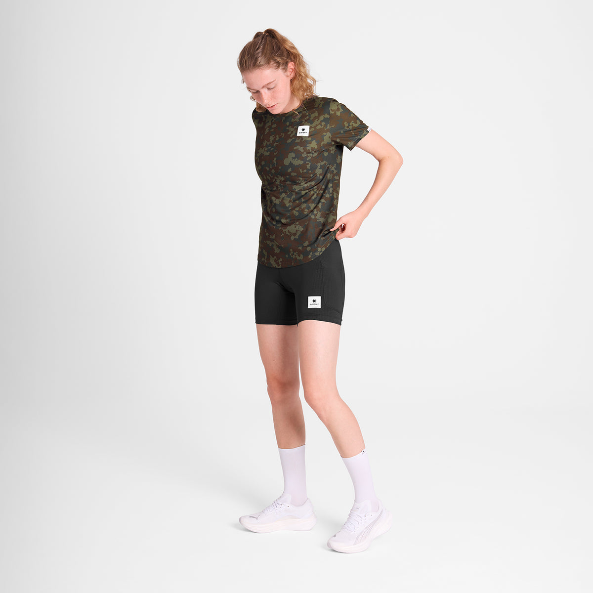 ランニングTシャツ OWRSS31c1048 Wmns Camo Combat T-shirt - Brown Camo Aop [レディーズ]