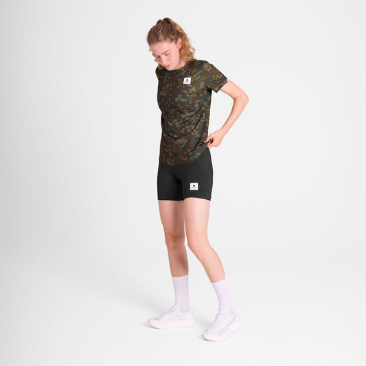 ランニングTシャツ OWRSS31c1048 W Camo Combat T-shirt - Brown Aop [レディーズ]