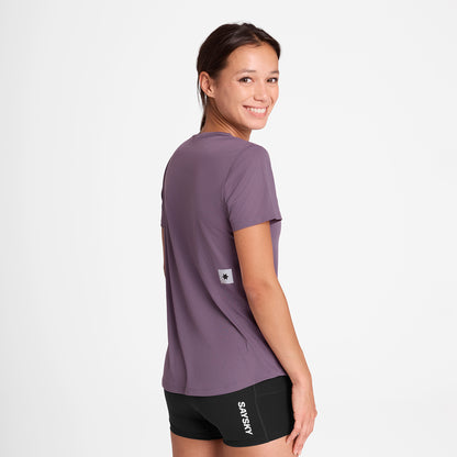 ランニングTシャツ OWRSS60c1053 W Reactive Flow T-shirt - Purple Reactive Aop [レディーズ]