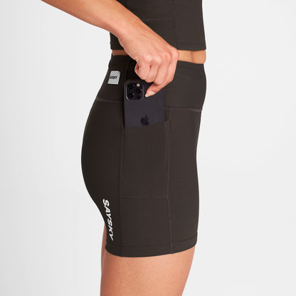 ランニングタイツ OWRST22c712 W Combat+ Rib Short Tights 4inch - Coffee [レディーズ]