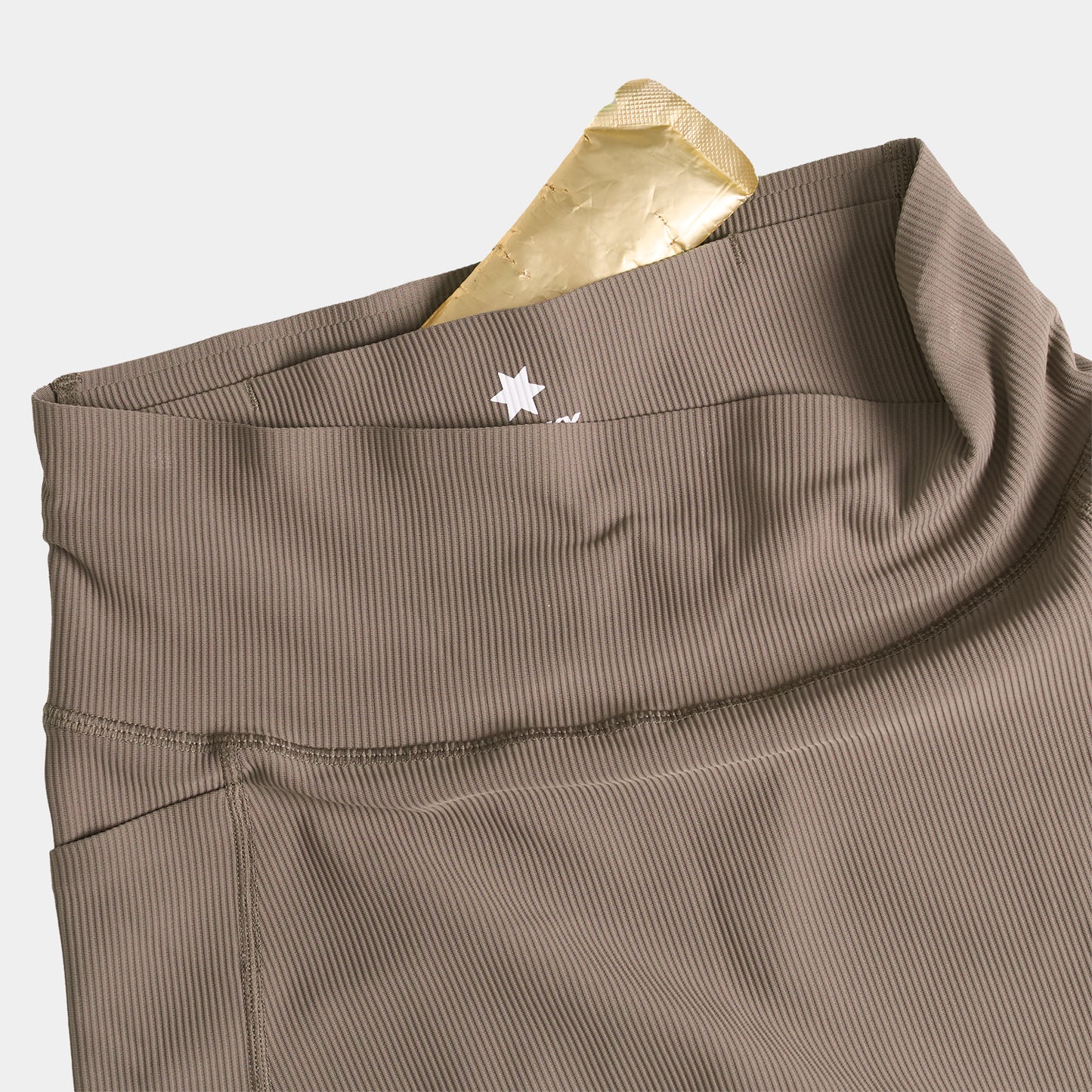 ランニングタイツ OWRST22c714 W Combat+ Rib Short Tights 4inch - Taupe [レディーズ]