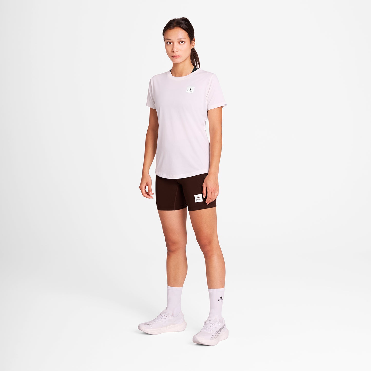 ランニングタイツ OWRST30c508 W Combat+ Short Tights 7inch - Red [レディーズ]