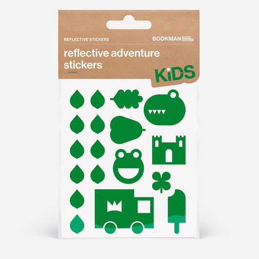 リフレクター BM-490 Reflective-stickers-adventure リフレクティブステッカー(アドベンチャー) Reflective Stickers Adventure - Green