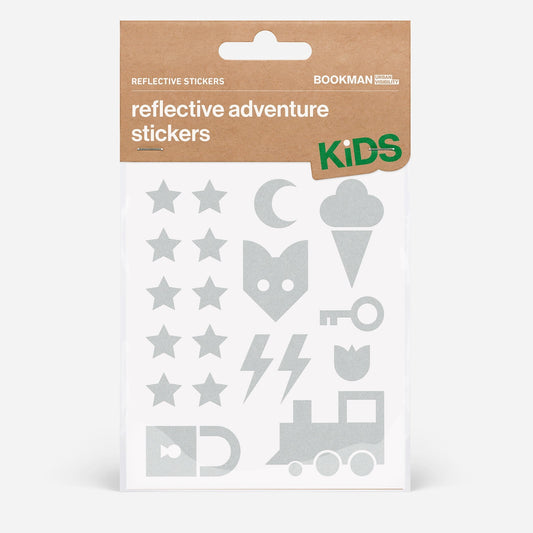 リフレクター BM-488 Reflective-stickers-adventure リフレクティブステッカー(アドベンチャー) Reflective Stickers Adventure - White