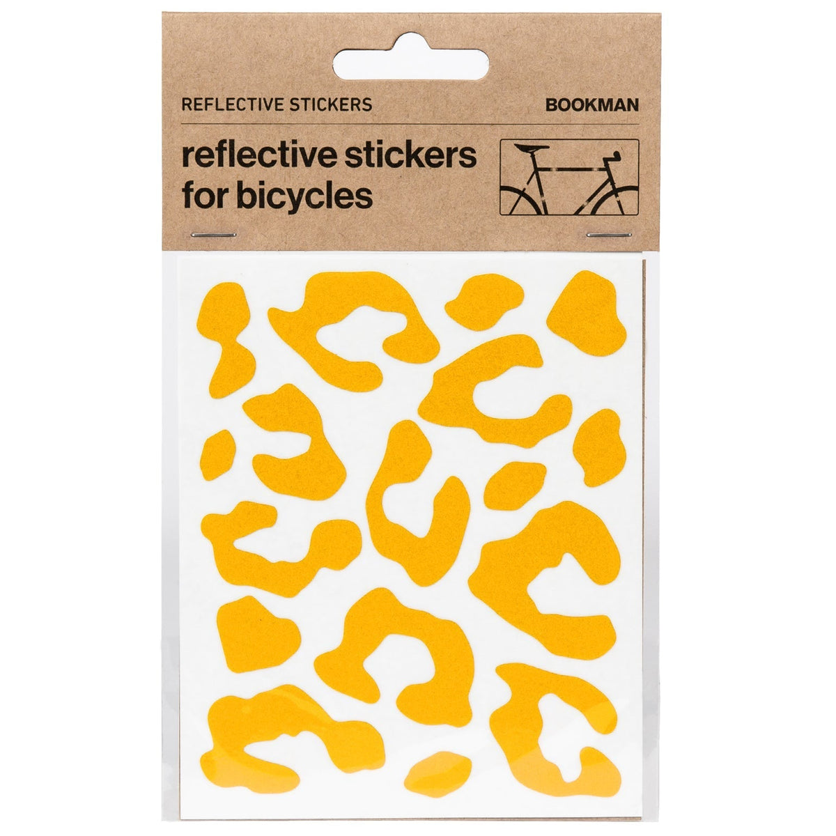 リフレクター BM-348 Reflective-stickers-leopard-print リフレクティブステッカー（豹柄） Reflective Stickers Leopard Print - Yellow