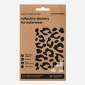 リフレクター BM-493 Reflective-stickers-for-outerwear 布用リフレクティブステッカー Reflective Stickers for Outerwear Leopard - Silver