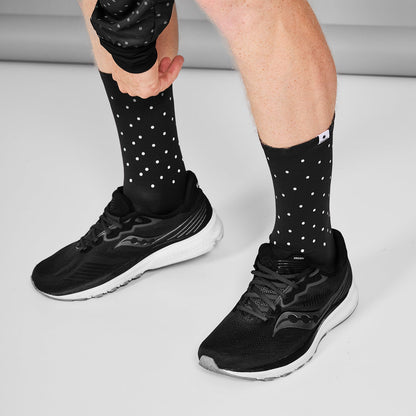 ソックス MUASO302c901 Polka Reflective Combat Socks 300 - Black [ユニセックス]