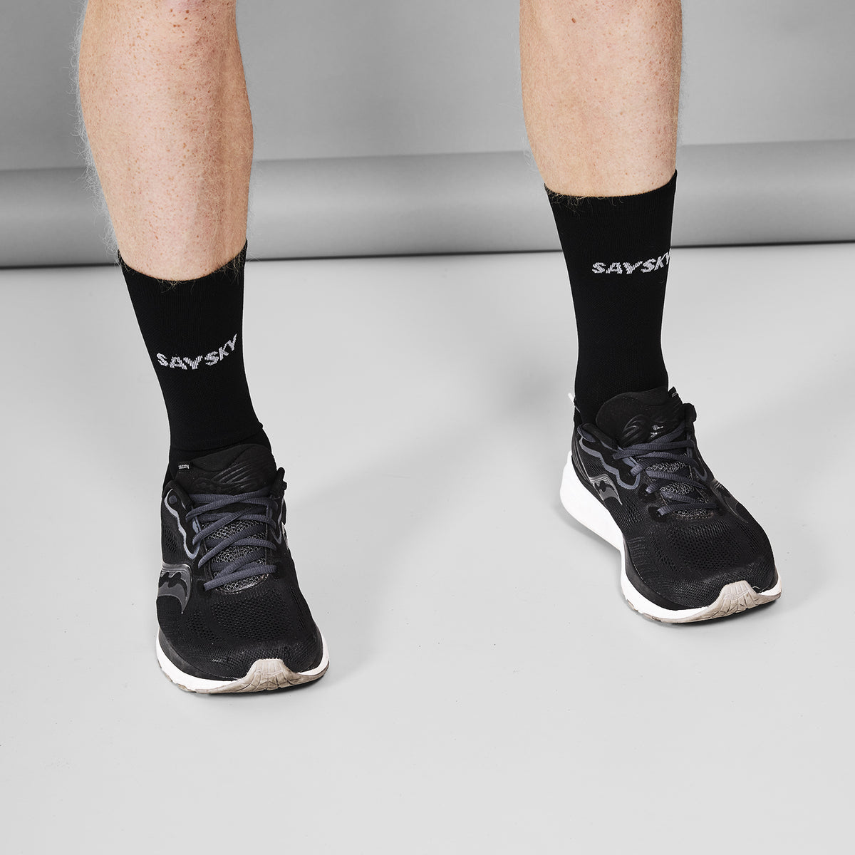 ランニングソックス SA80001c901 Combat High Socks - Black [ユニセックス]