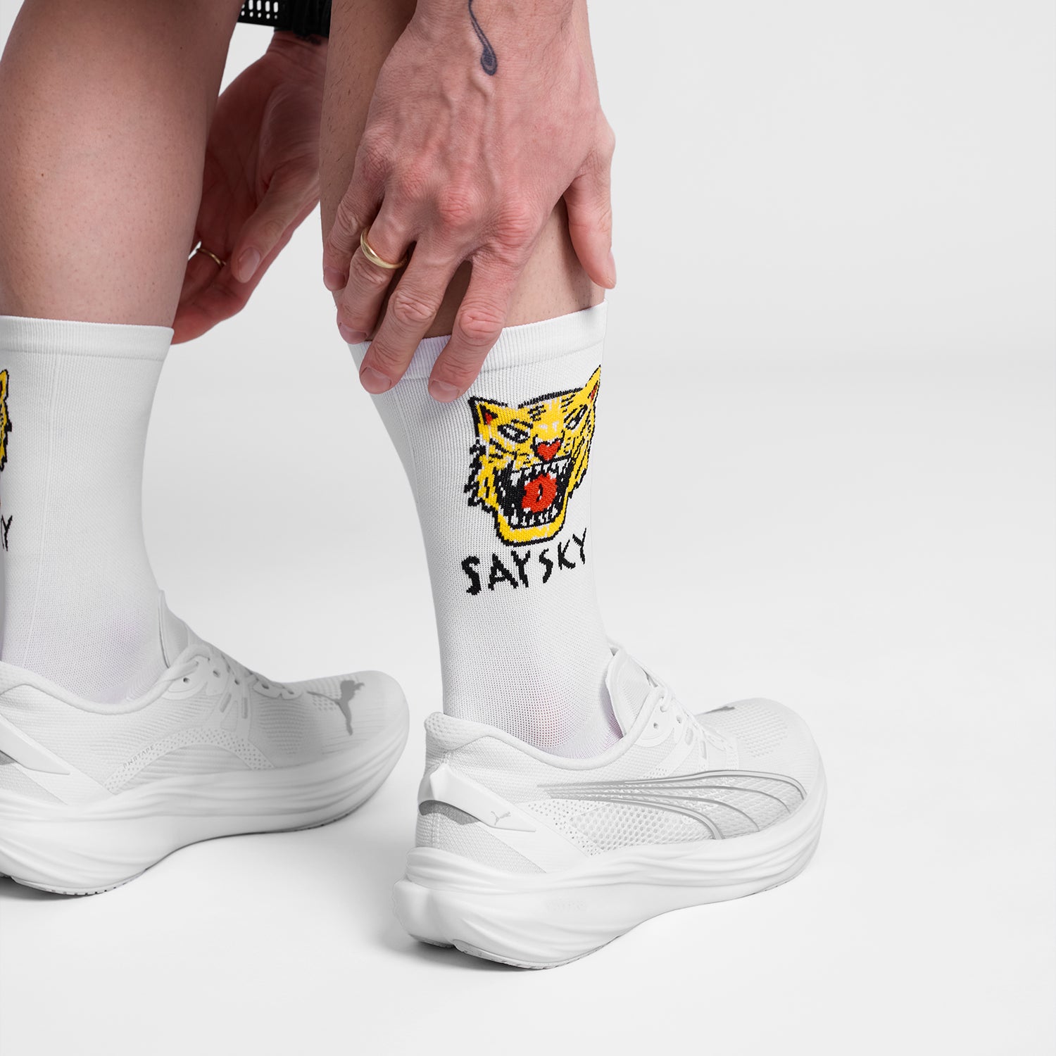 ⭐︎SAYSKY ⭐︎amino saures コラボ(上下)サイズ:XS SAYSKY Socks ランニングソックス – STYLEBIKE