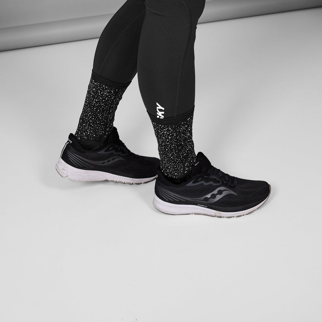 ランニングソックス SA80006c901 Reflective Combat High Socks - Black [ユニセックス]