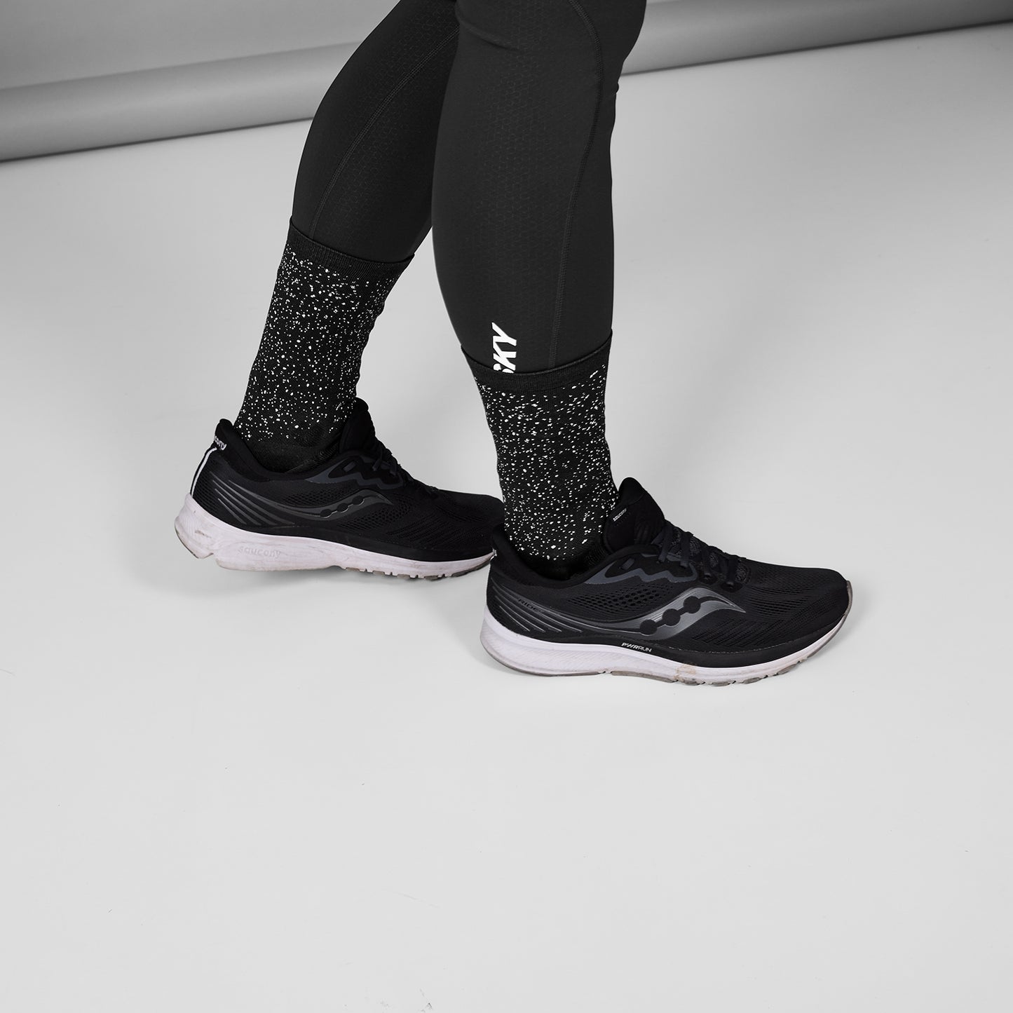 ソックス SA80006c901 Reflective Combat High Socks - Black [ユニセックス]