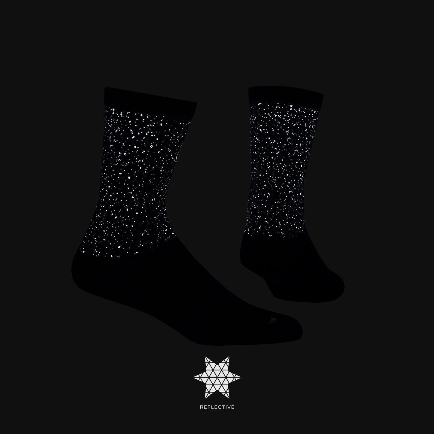 ソックス SA80006c901 Reflective Combat High Socks - Black [ユニセックス]