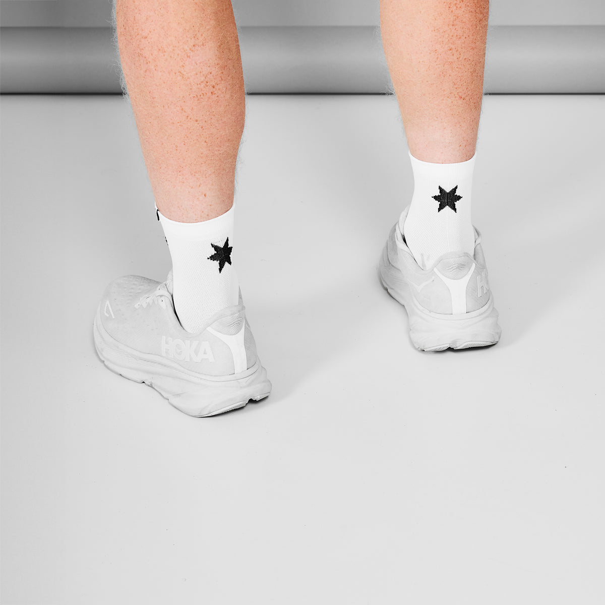ランニングソックス SA80007c101 Combat Quarter Socks - White [ユニセックス]