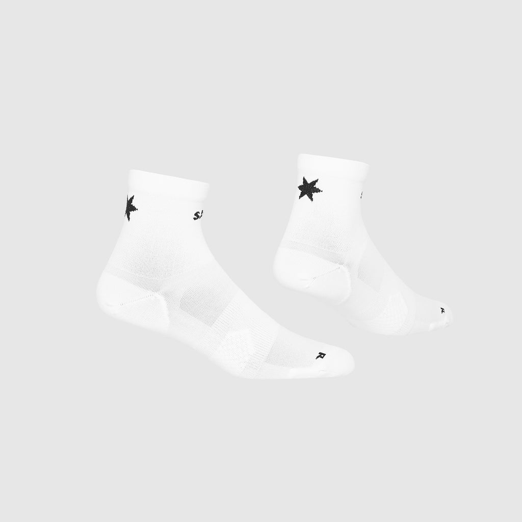ランニングソックス SA80007c101 Combat Quarter Socks - White [ユニセックス]