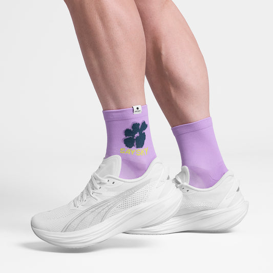 ソックス SA80008c716 Combat Quarter Socks - Purple [ユニセックス]