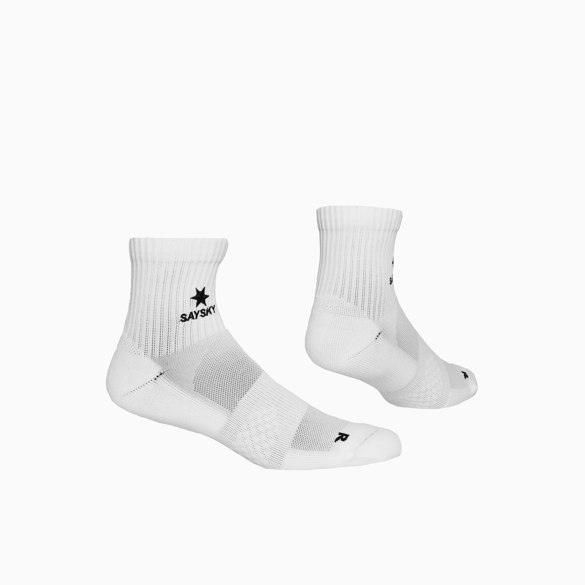 ランニングソックス SA80013c101 Pace Quarter Socks - White [ユニセックス]