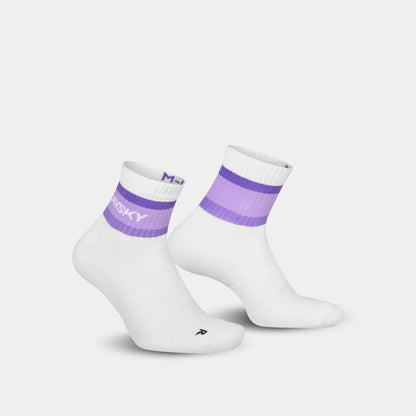 ソックス SA80013c715 Pace Quarter Socks - Purple [ユニセックス]