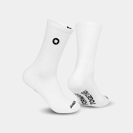 ソックス SA80016c101 Everyday Crew Socks - White [ユニセックス]