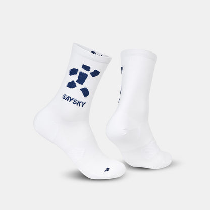 ランニングソックス SA80022c101 Combat High Socks - White [メンズ]