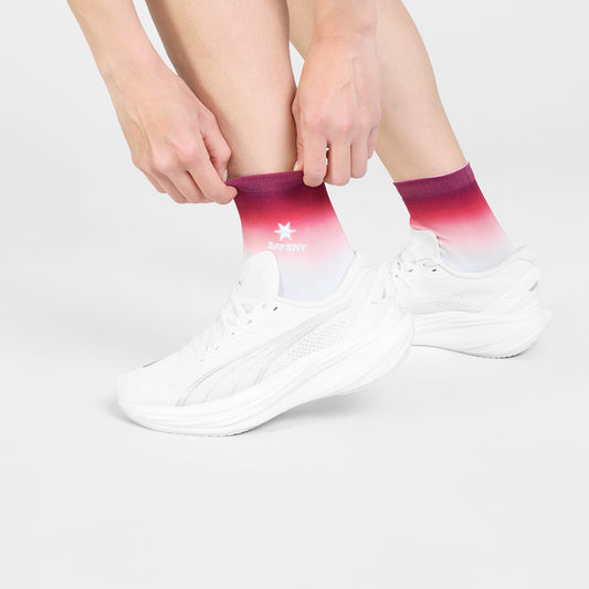 ランニングソックス SA80023c513 Combat Quarter Socks - Red [ユニセックス]