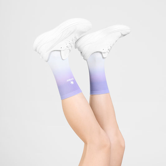 ランニングソックス SA80024c720 Combat High Socks - Purple [ユニセックス]