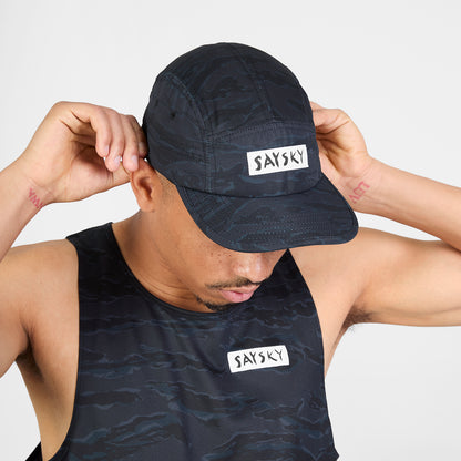 ランニングキャップ SA85004c1080 Combat Cap - Black Camo [ユニセックス]