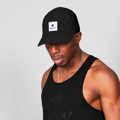 ランニングキャップ SA85007c901 Flow Cap - Black [ユニセックス]