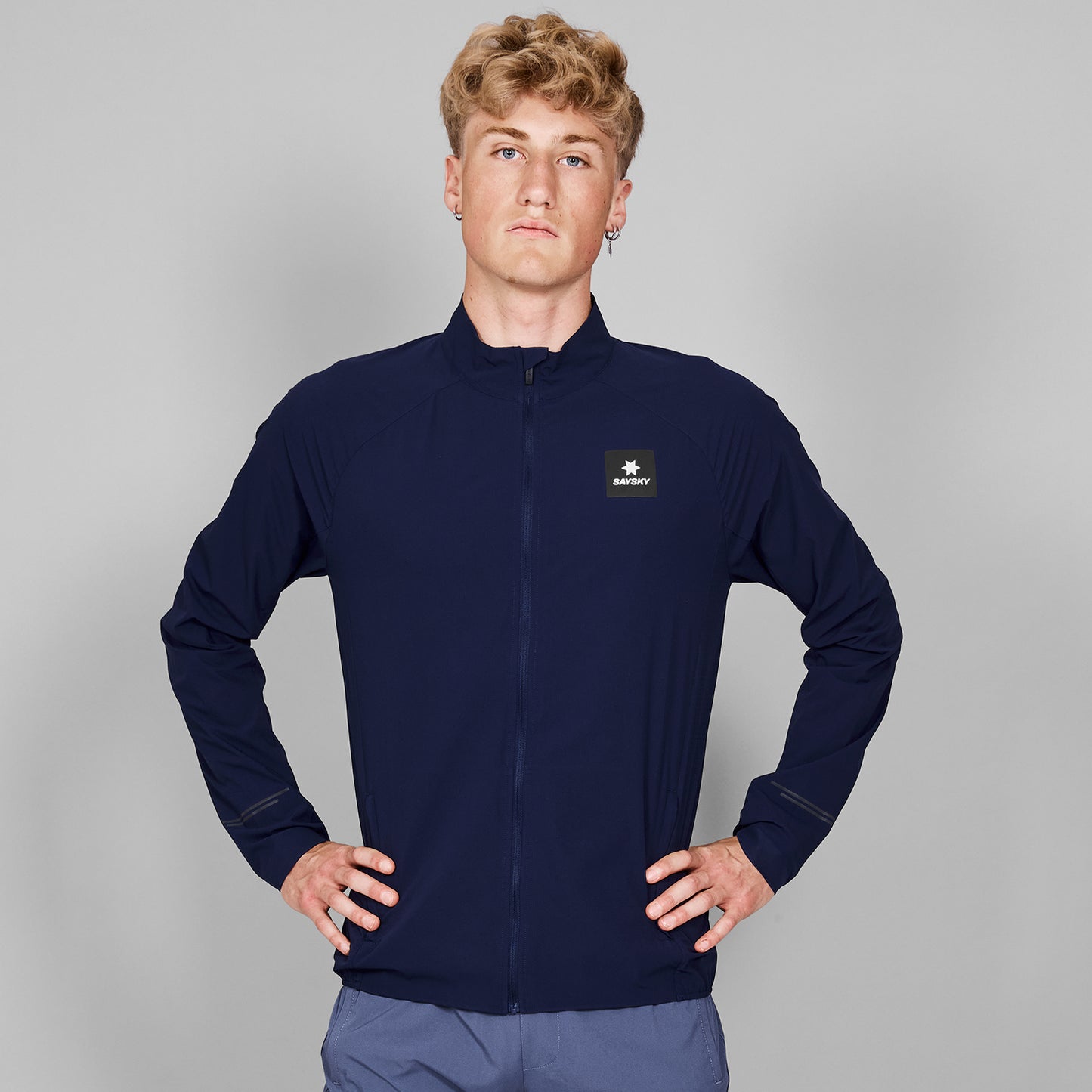 ランニングジャケット SM10002c201 Clean Pace Flex Jacket - Blue [メンズ]