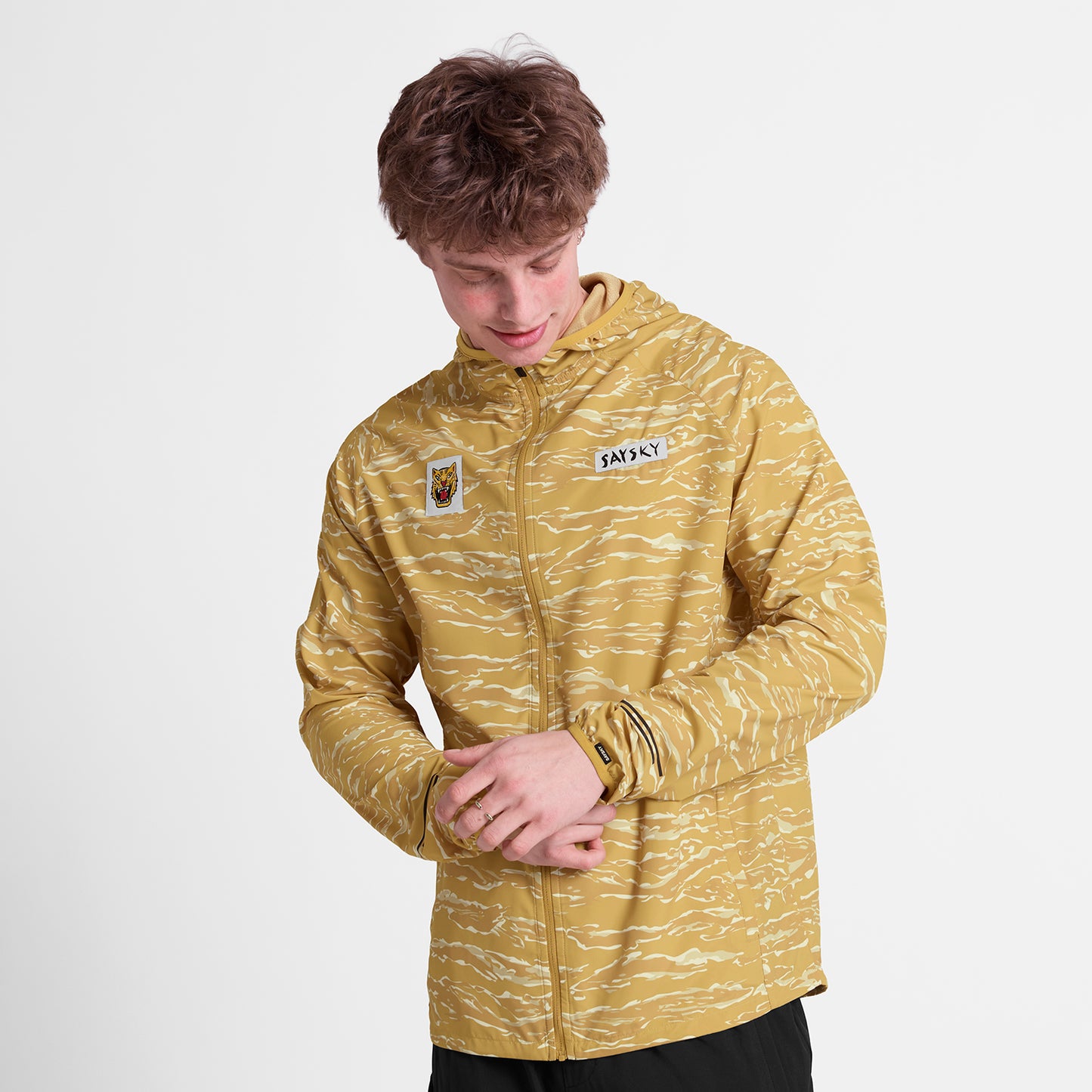 ランニングジャケット SM10006c1064 Tiger Pace Jacket - Yellowcamo [メンズ]