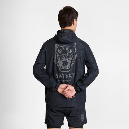 ランニングジャケット SM10006c1080 Tiger Pace Jacket - Black Camo [メンズ]