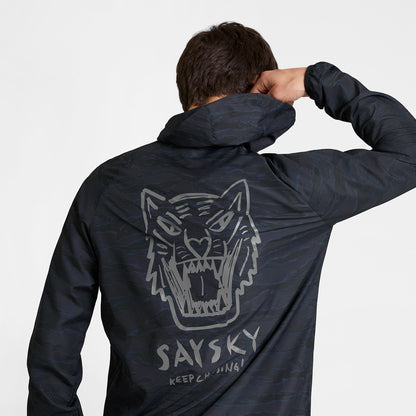 ランニングジャケット SM10006c1080 Tiger Pace Jacket - Black Camo [メンズ]